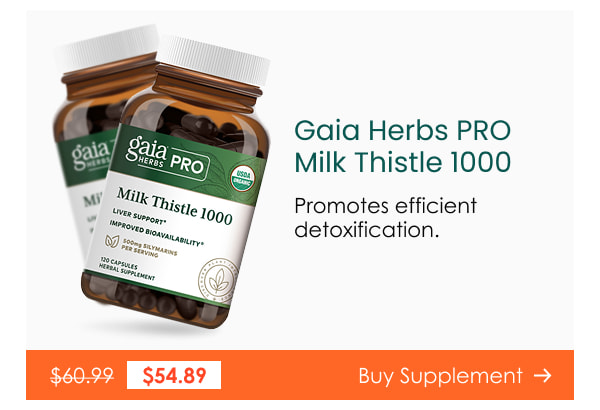 Gaia Herbs PRO Milk Thistle 1000