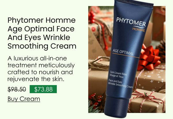 Phytomer Homme Age Optimal Face And Eyes Wrinkle Smoothing Cream
