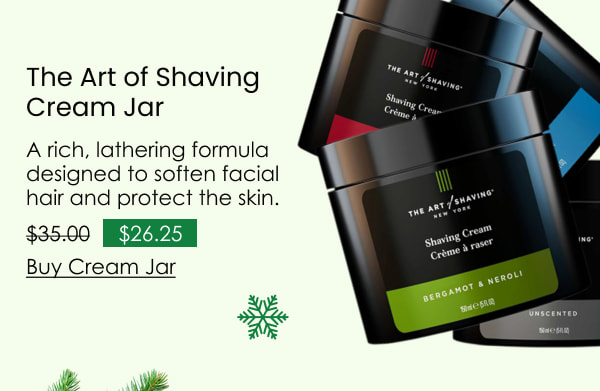 The Art of Shaving Cream Jar