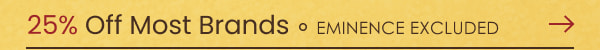 25% Off Most Brands