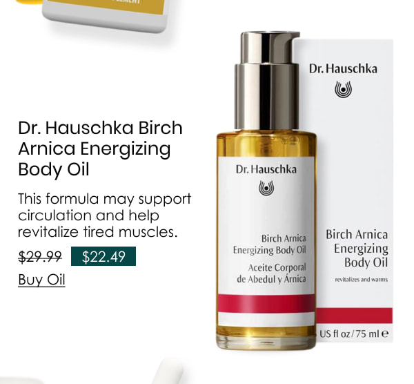 Dr. Hauschka Birch Arnica Energizing Body Oil