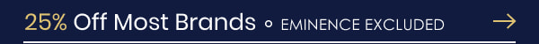 25% Off Most Brands