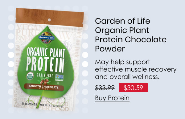 Garden of Life Organic Plant Protein Chocolate Powder