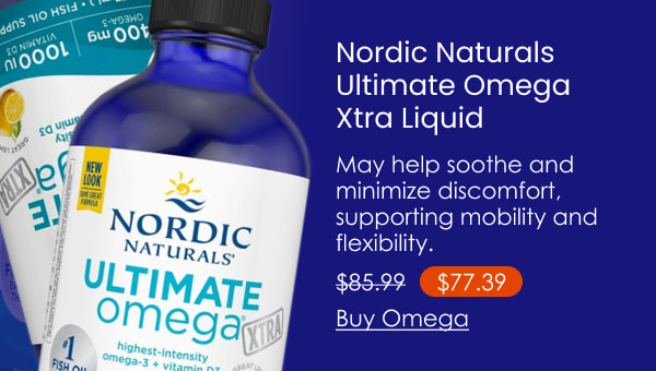 Nordic Naturals Ultimate Omega Xtra Liquid, Lemon Flavor