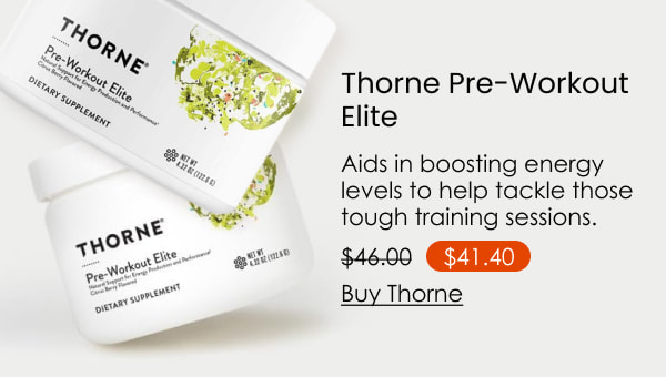 Thorne Pre-Workout Elite - NSF Certified for Sport