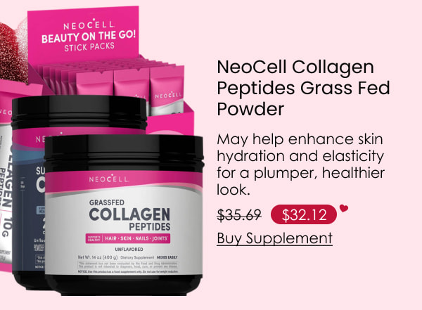 NeoCell Collagen Peptides Grass Fed Powder
