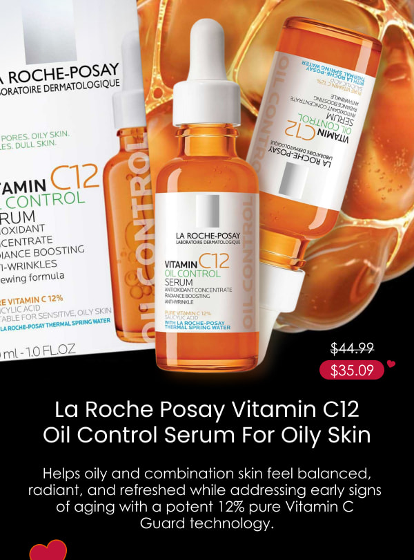 La Roche Posay Vitamin C12 Oil Control Serum For Oily Skin
