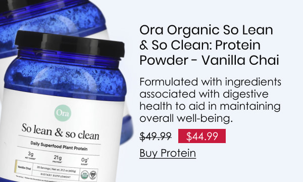 Ora Organic So Lean & So Clean: Protein Powder - Vanilla Chai
