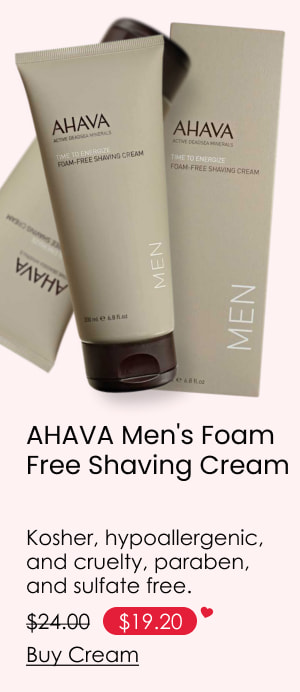 AHAVA Men's Foam Free Shaving Cream