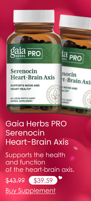 Gaia Herbs PRO Serenocin Heart-Brain Axis