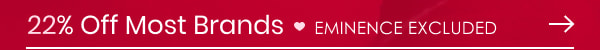 22% Off Most Brands