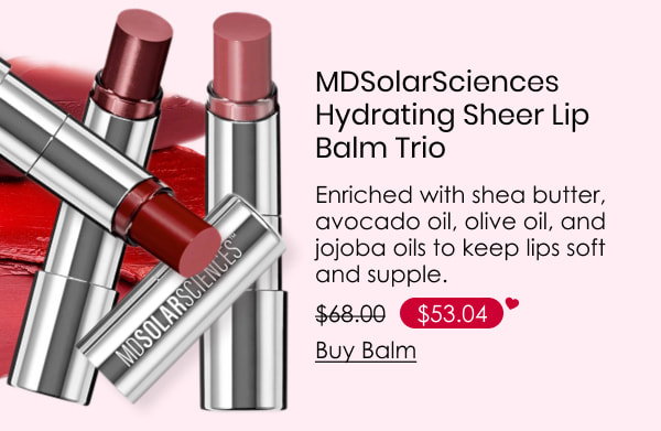 MDSolarSciences Hydrating Sheer Lip Balm Trio