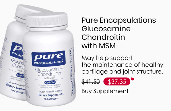 Pure Encapsulations Glucosamine Chondroitin with MSM