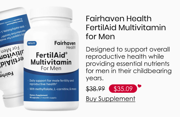 Fairhaven Health FertilAid Multivitamin for Men