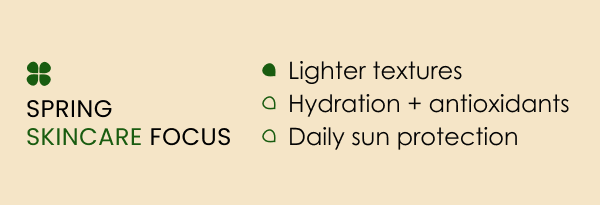 Spring Skincare Focus