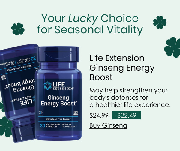 Life Extension Ginseng Energy Boost