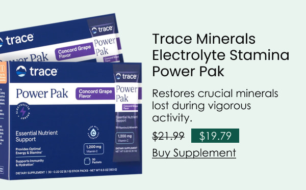 Trace Minerals Electrolyte Stamina Power Pak - Concord Grape