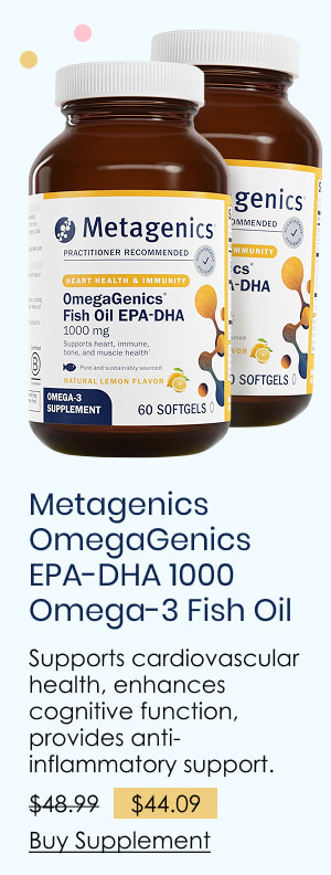 Metagenics OmegaGenics EPA-DHA 1000 Omega-3 Fish Oil Supplement