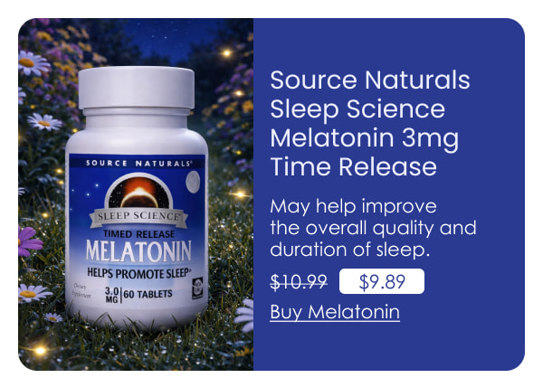 Source Naturals Sleep Science Melatonin 3mg Time Release