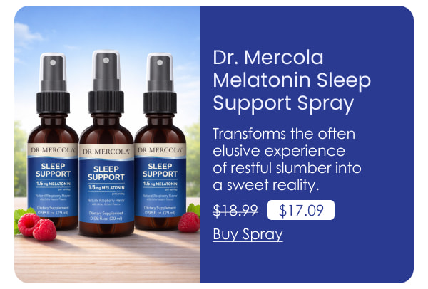 Dr. Mercola Melatonin Sleep Support Spray