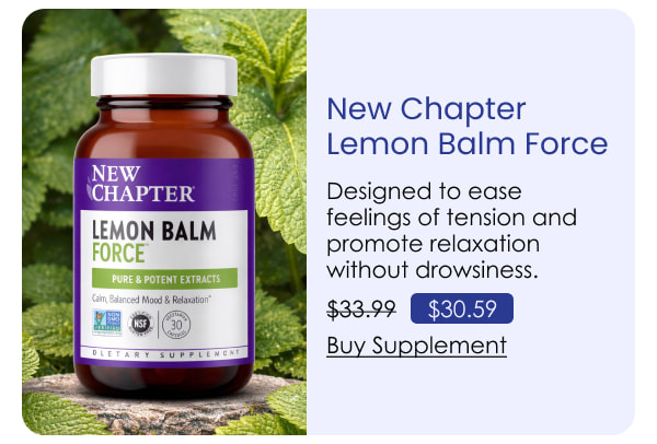 New Chapter Lemon Balm Force