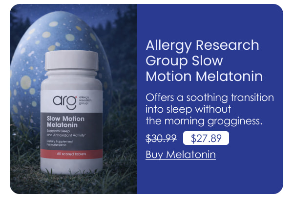 Allergy Research Group Slow Motion Melatonin