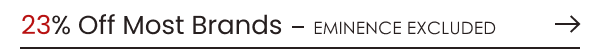 23% Off Most Brands