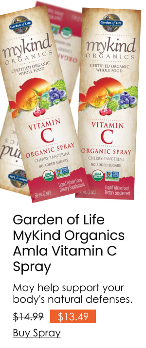 Garden of Life MyKind Organics Amla Vitamin C - Cherry Tangerine Spray