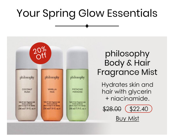 philosophy Body & Hair Fragrance Mist