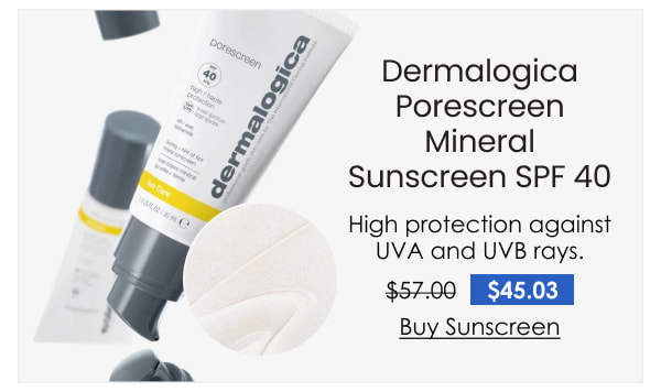 Dermalogica Porescreen Mineral Sunscreen SPF 40