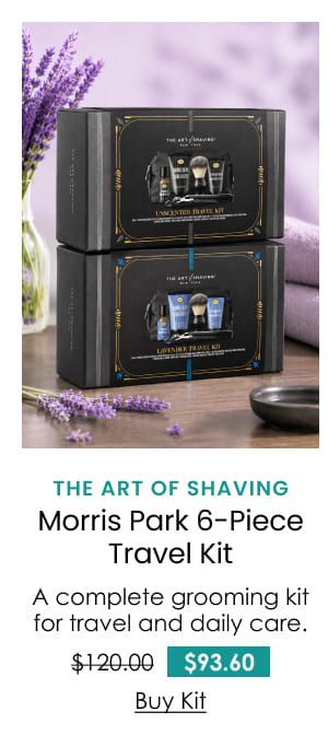 The Art of Shaving Morris Park 6-Piece Travel Kit