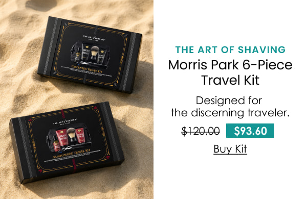 The Art of Shaving Morris Park 6-Piece Travel Kit