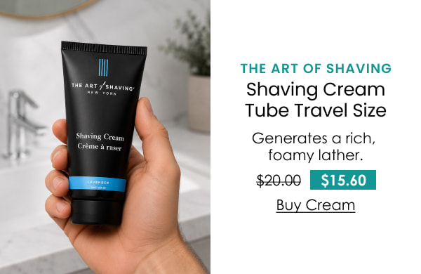 The Art of Shaving Shaving Cream Tube Travel Size