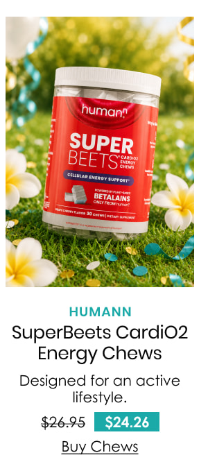 HumanN SuperBeets CardiO2 Energy Chews