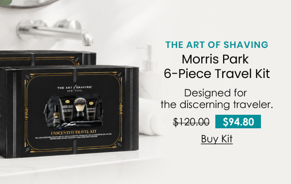 The Art of Shaving Morris Park 6-Piece Travel Kit