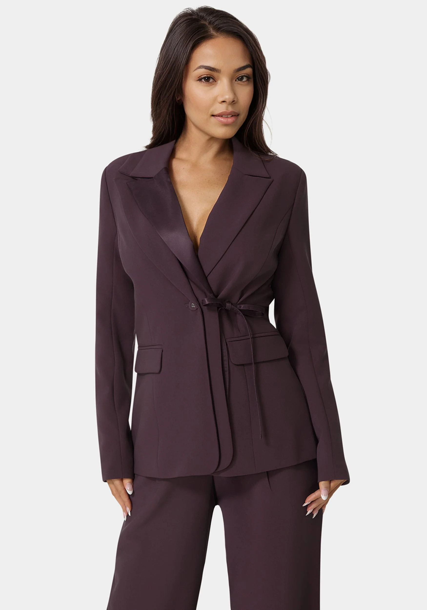 Image of Tailored Double Collar Blazer