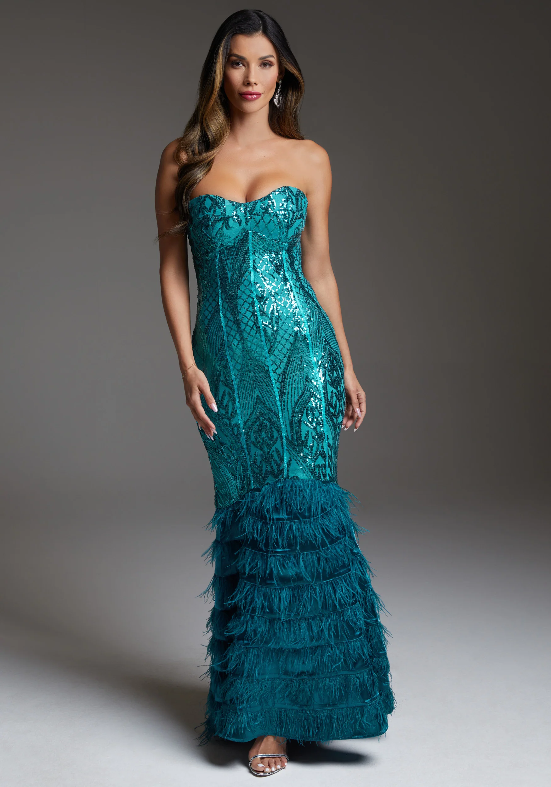 Image of Feather Gown