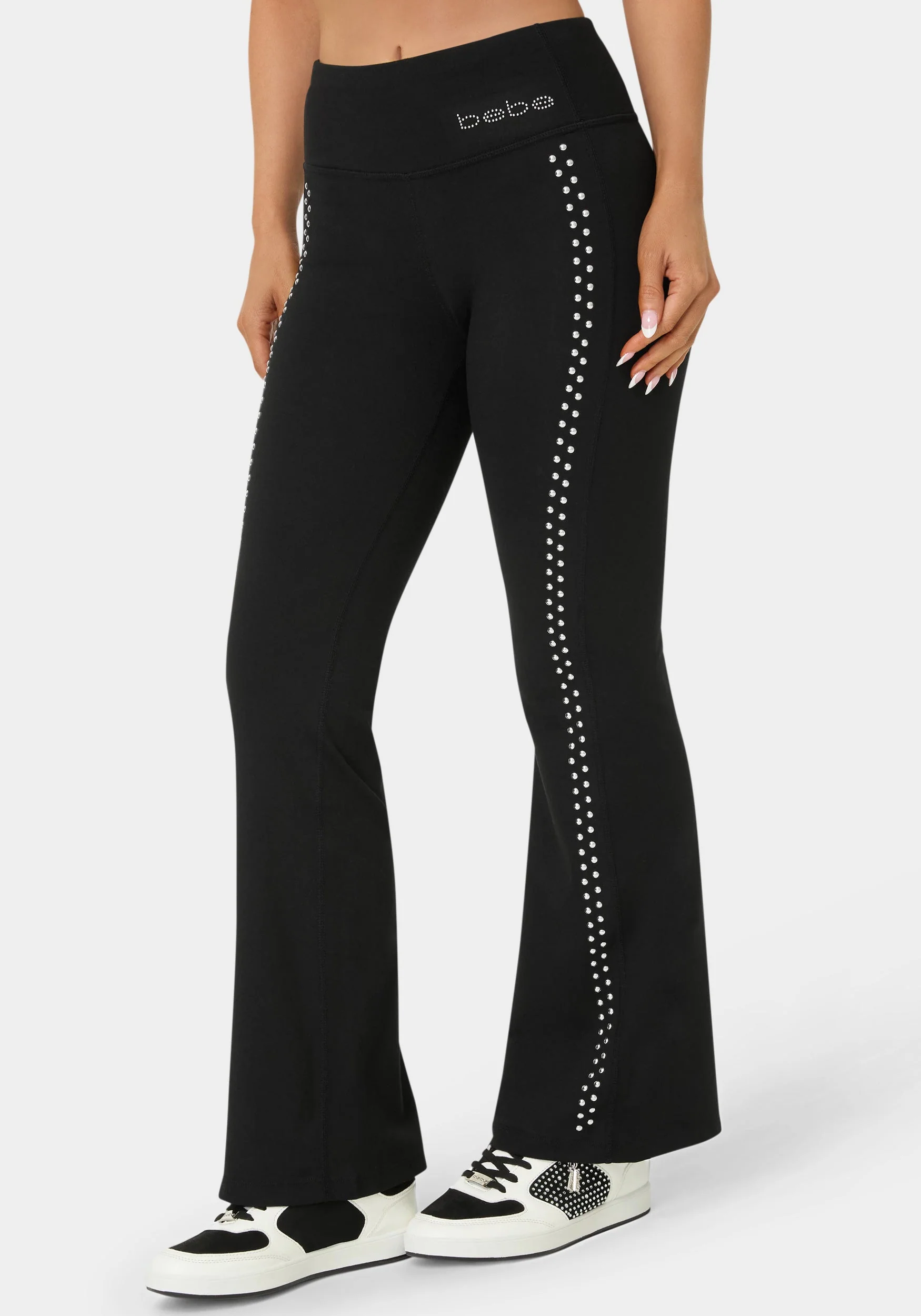Image of Dome Studded Performance Yoga Pant