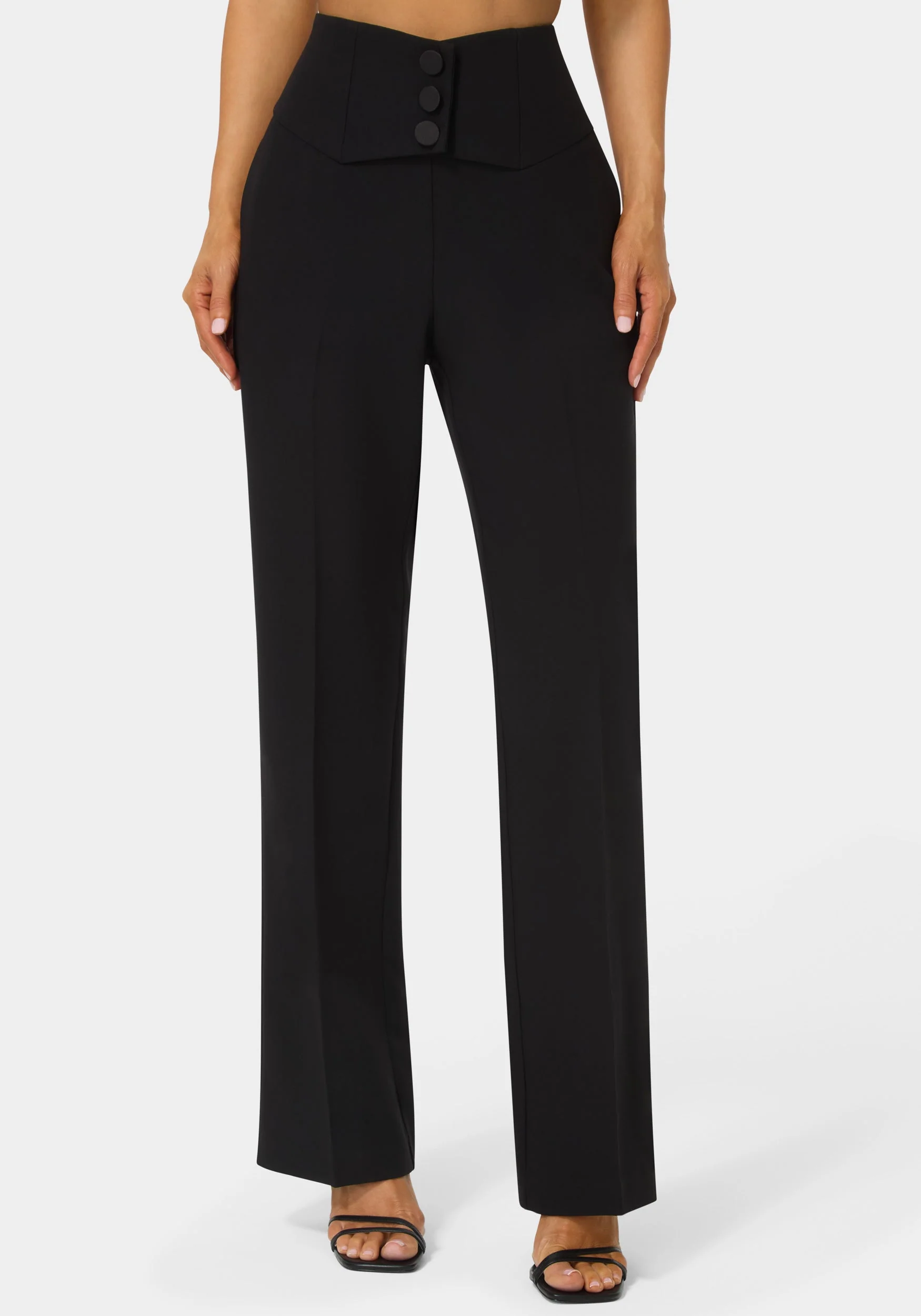 Image of High Waist Straight Leg Pant