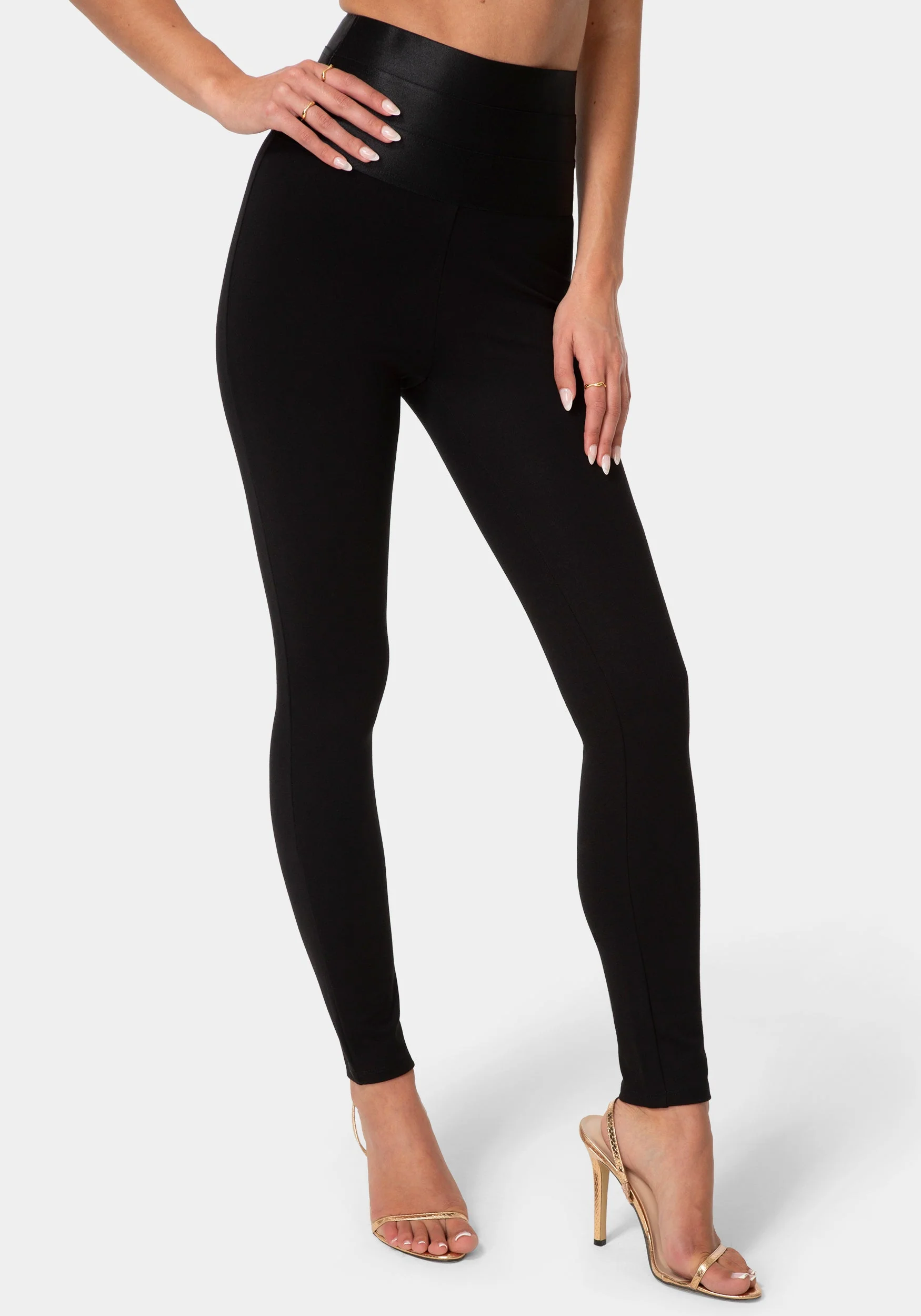 Image of Satiny High Waist Leggings