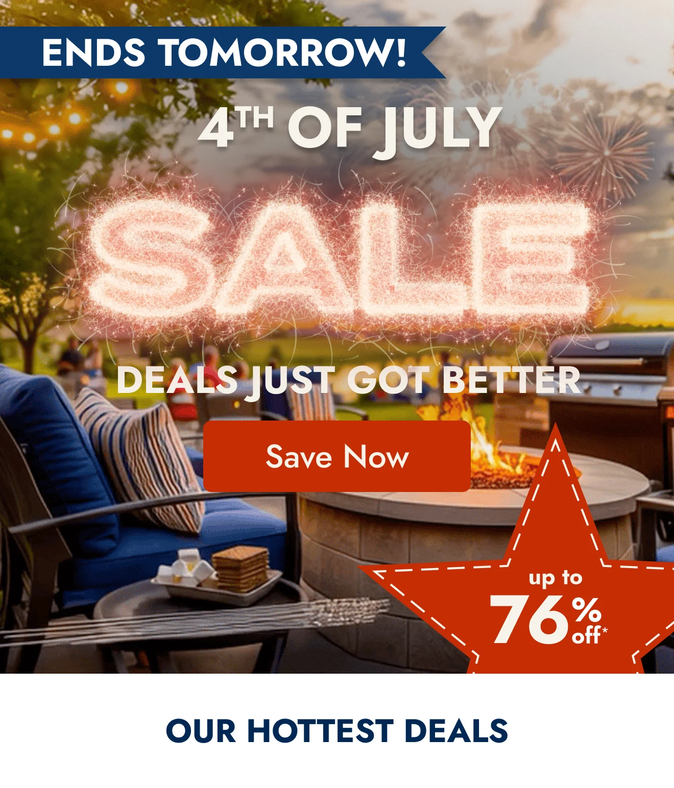 4th of july sale