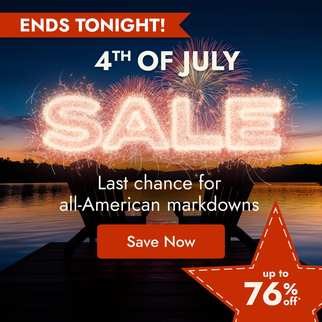 4th of july sale