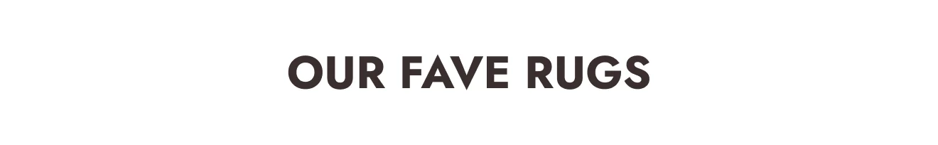 Friday Faves: Rugs