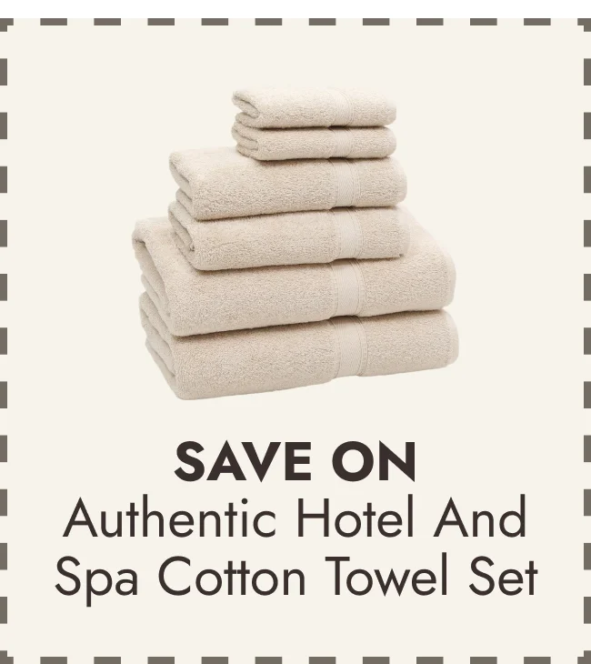 Authentic Hotel and Spa Turkish Cotton 6-piece Towel Set