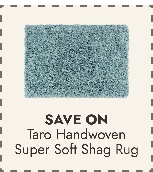 Taro Handwoven Super Soft Shag Area Rug