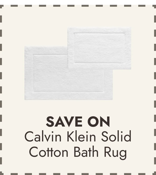 Calvin Klein Essence Solid Cotton Bath Rug