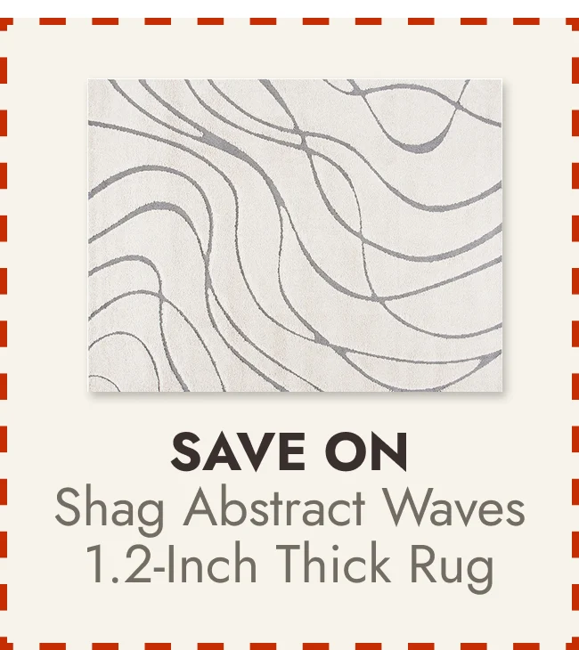 SAFAVIEH Florida Shag Sigtraud Abstract Waves 1.2-inch Thick Rug