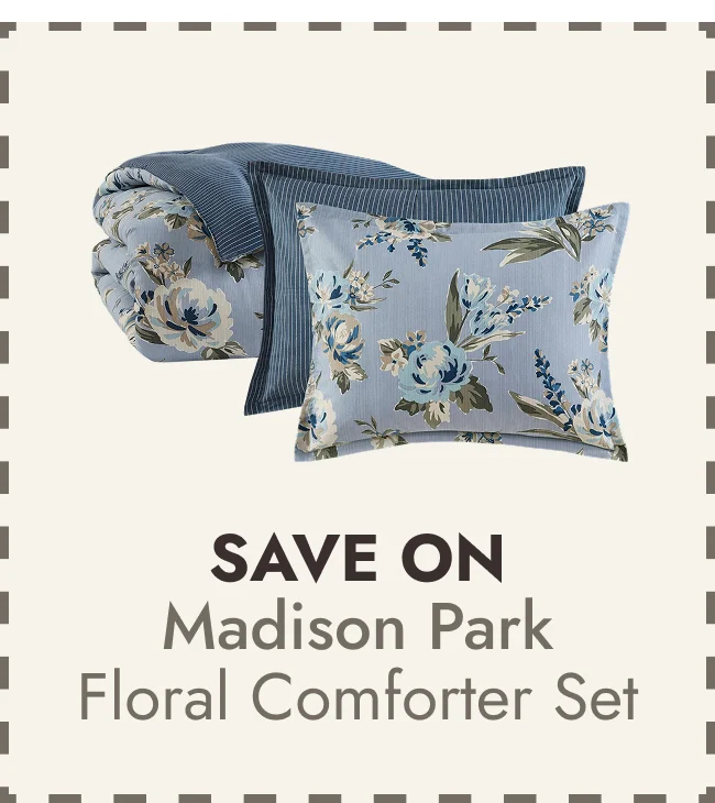 Madison Park Salara 7 Piece Vintage Floral Comforter Set