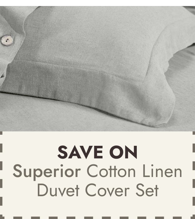 Superior Cotton Linen Garment Washed 3 Piece Duvet Cover Set