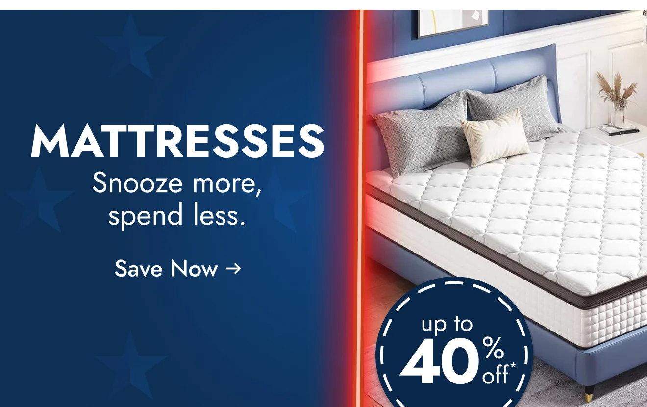 Up to 40% off Mattresses